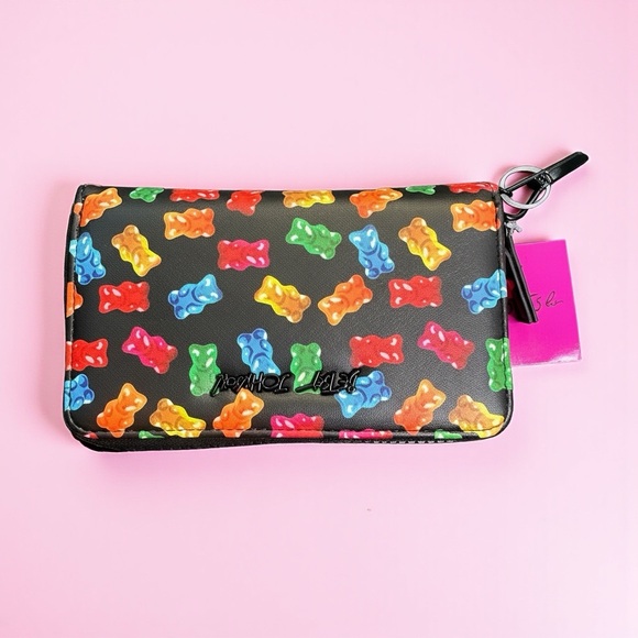 Betsey Johnson Colorful Gummy Bear Wristlet - Picture 2 of 5